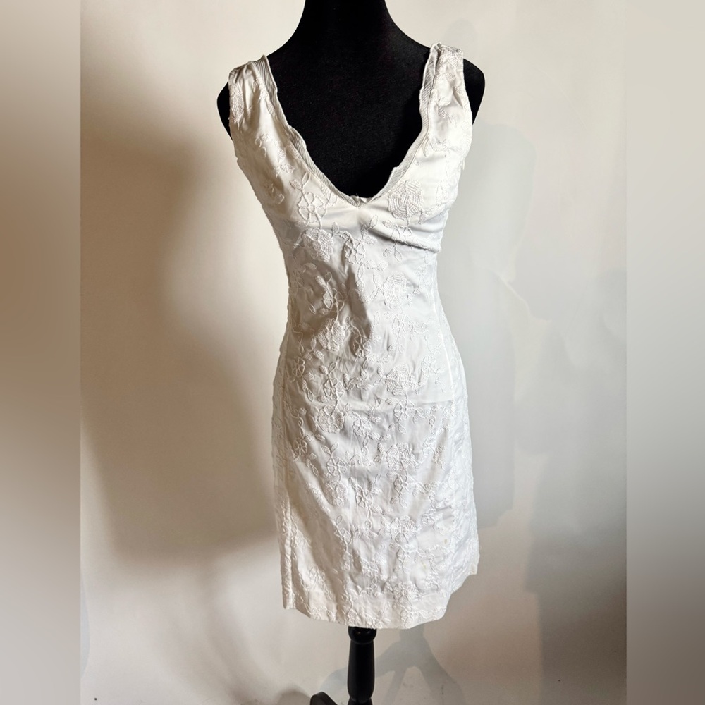 Piazza Sempione White Dress Size 40